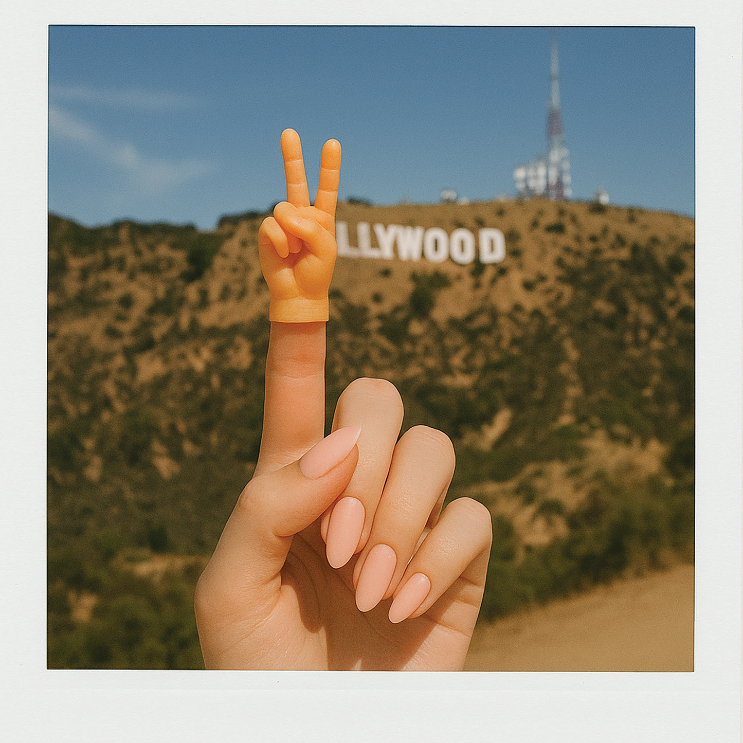 Peace Finger Tiny Hand