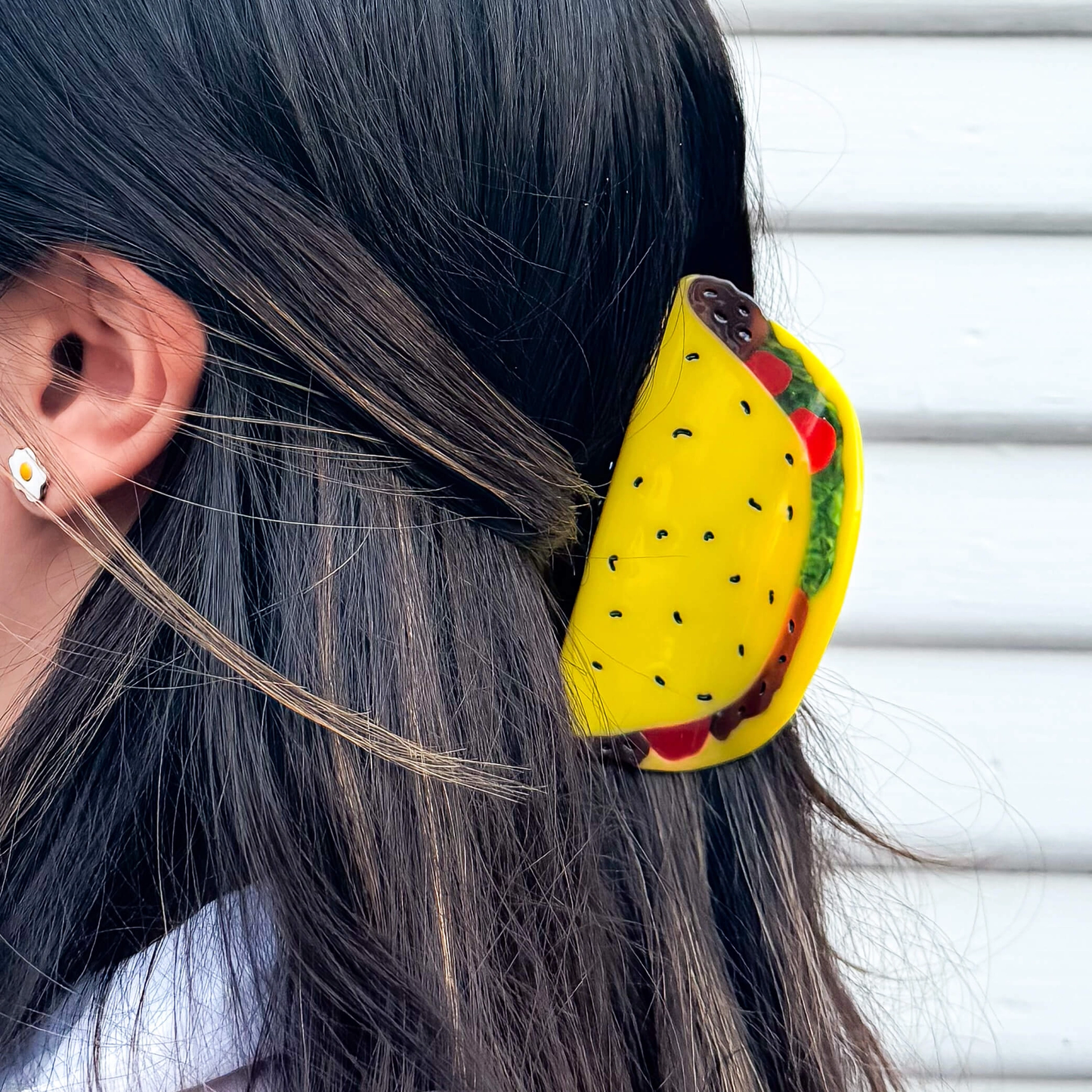 Taco Hair Claw Clip