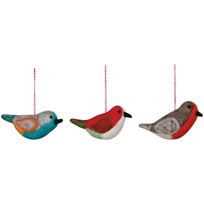Bird Felt Ornament