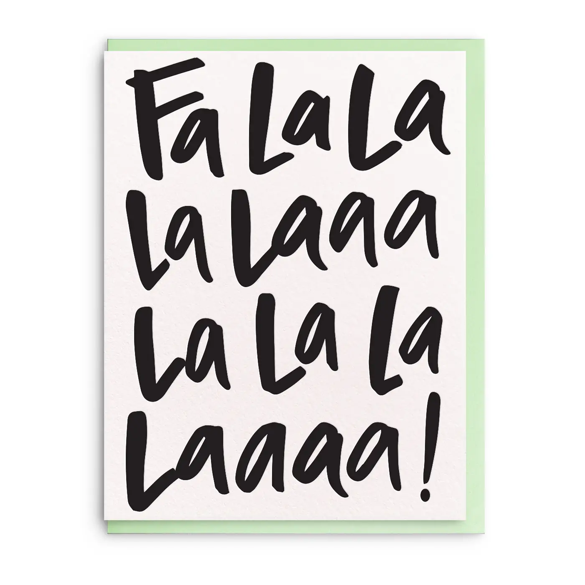 Fa La La Holiday Card