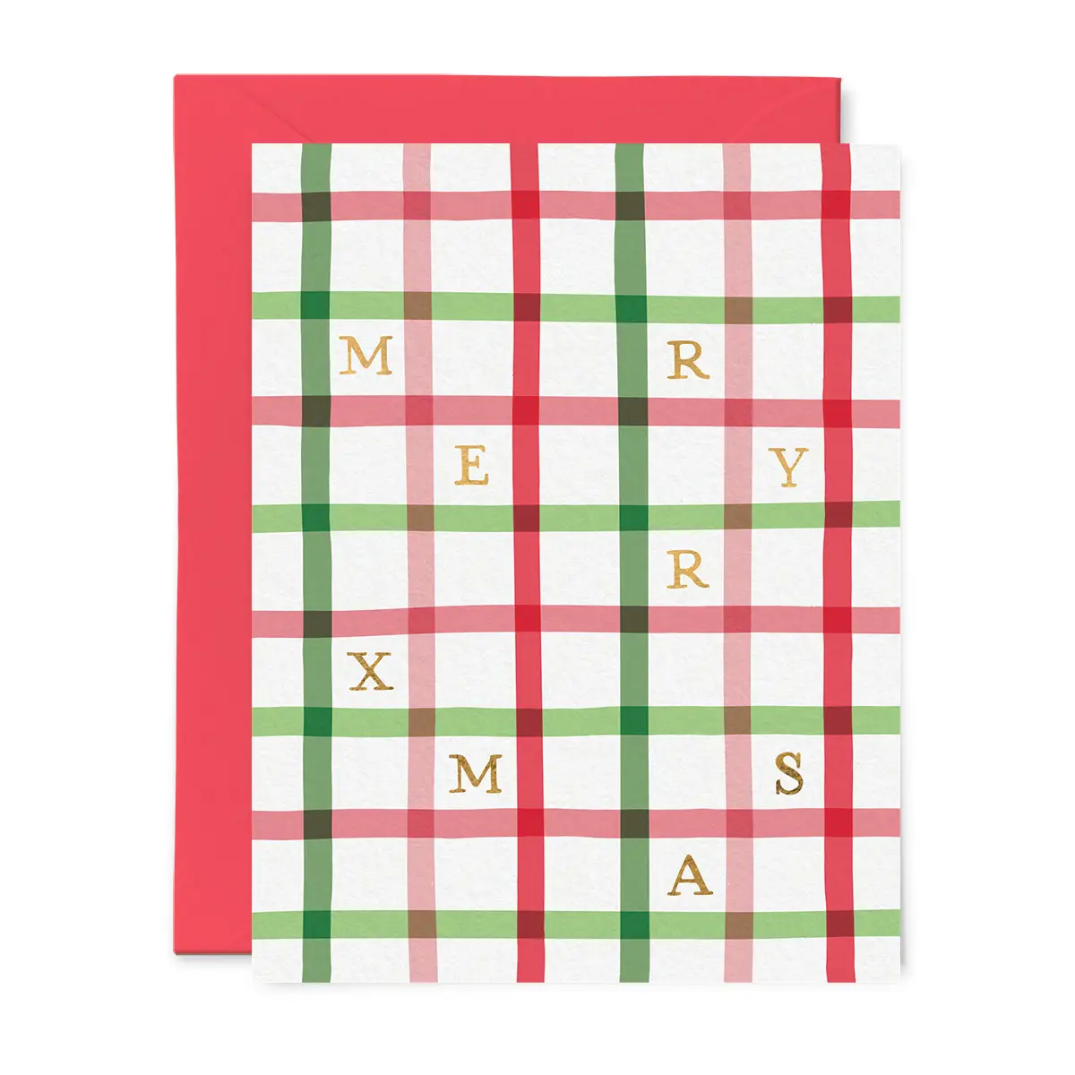 Xmas Plaid Card