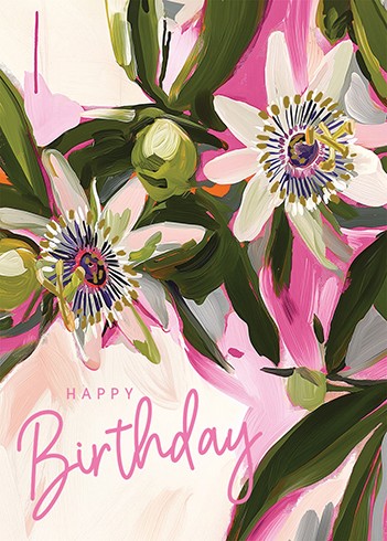 Passionflower Abstract