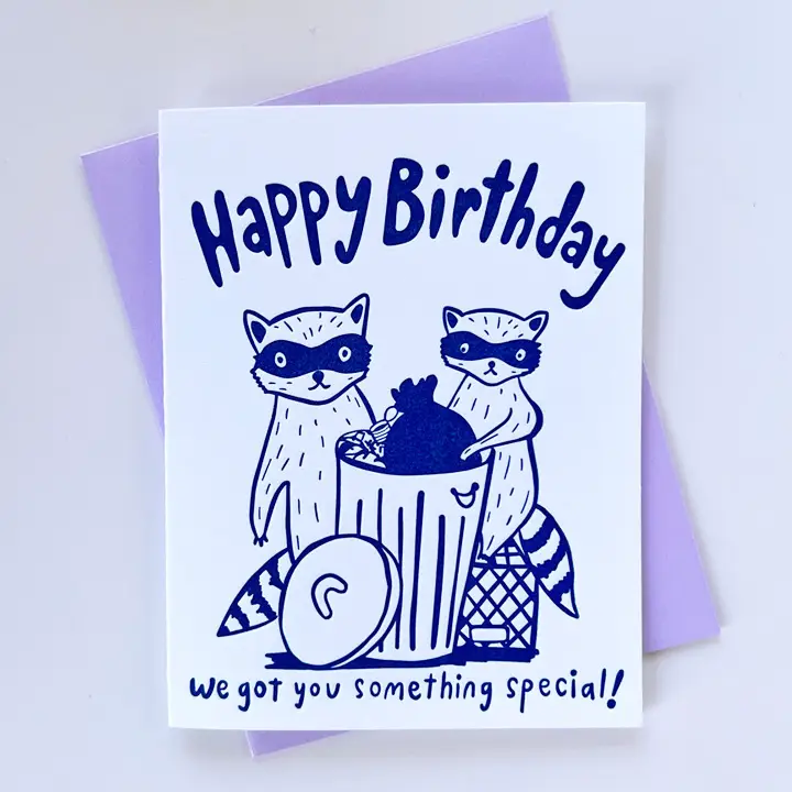 Birthday Raccoons