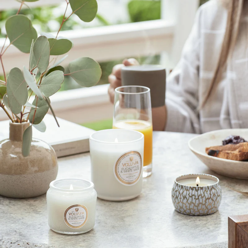 Eucalyptus White Sage Candle