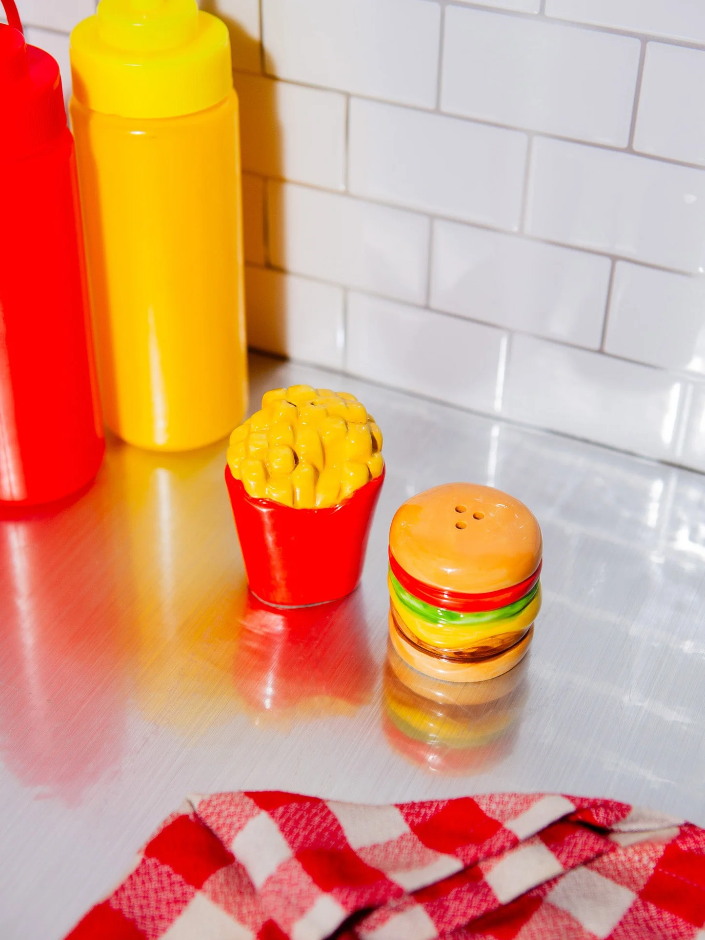 Fast Food Salt and Pepper Shakers