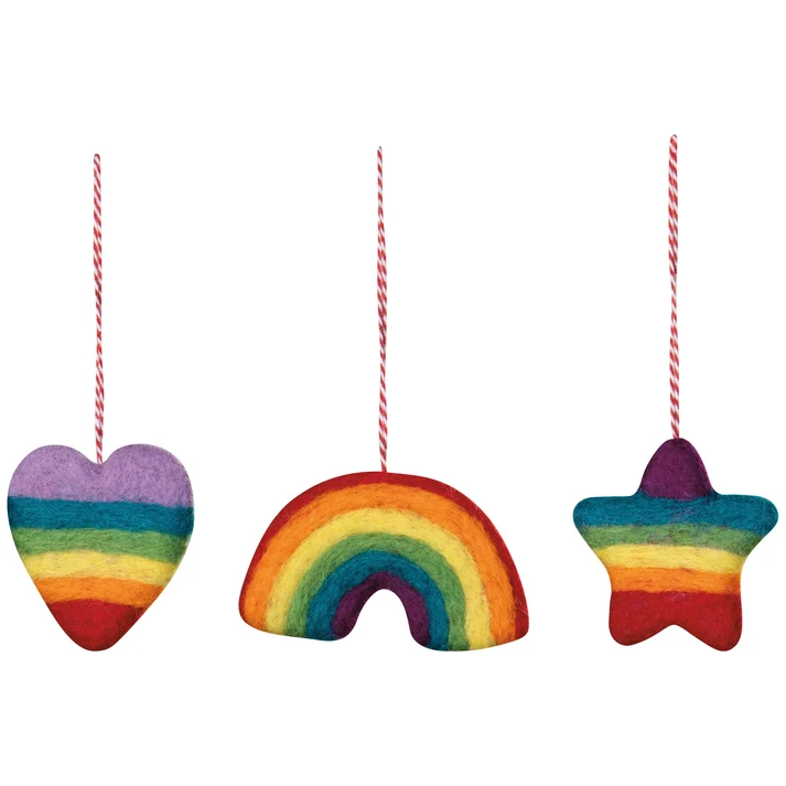 Love is Love Felt Ornament