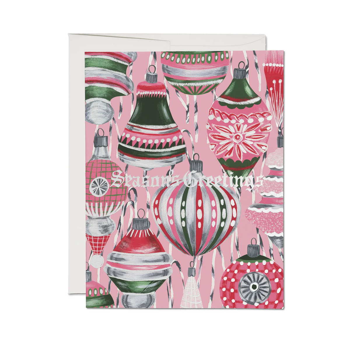 Retro Ornaments Card