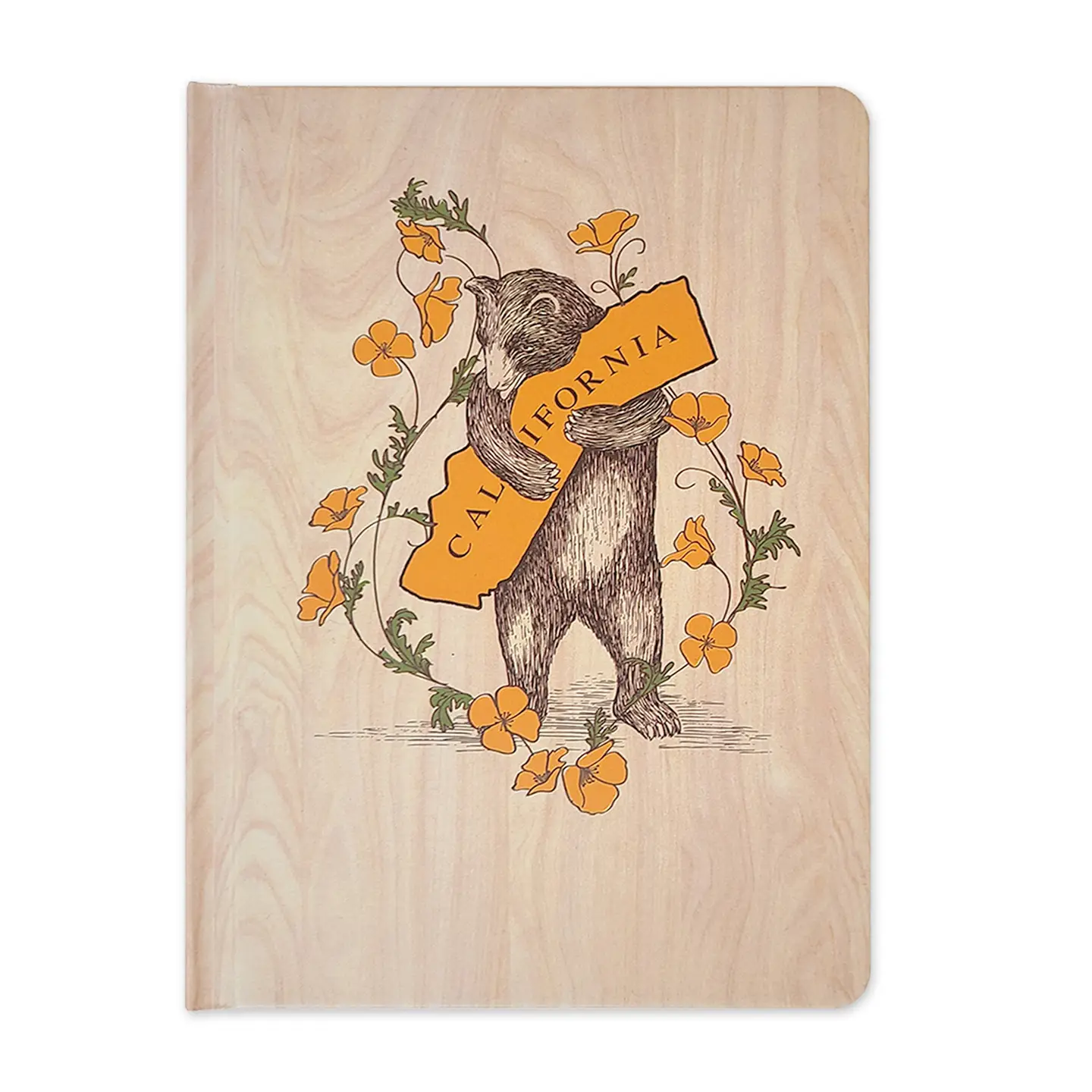 CA Bear & Poppies Journal
