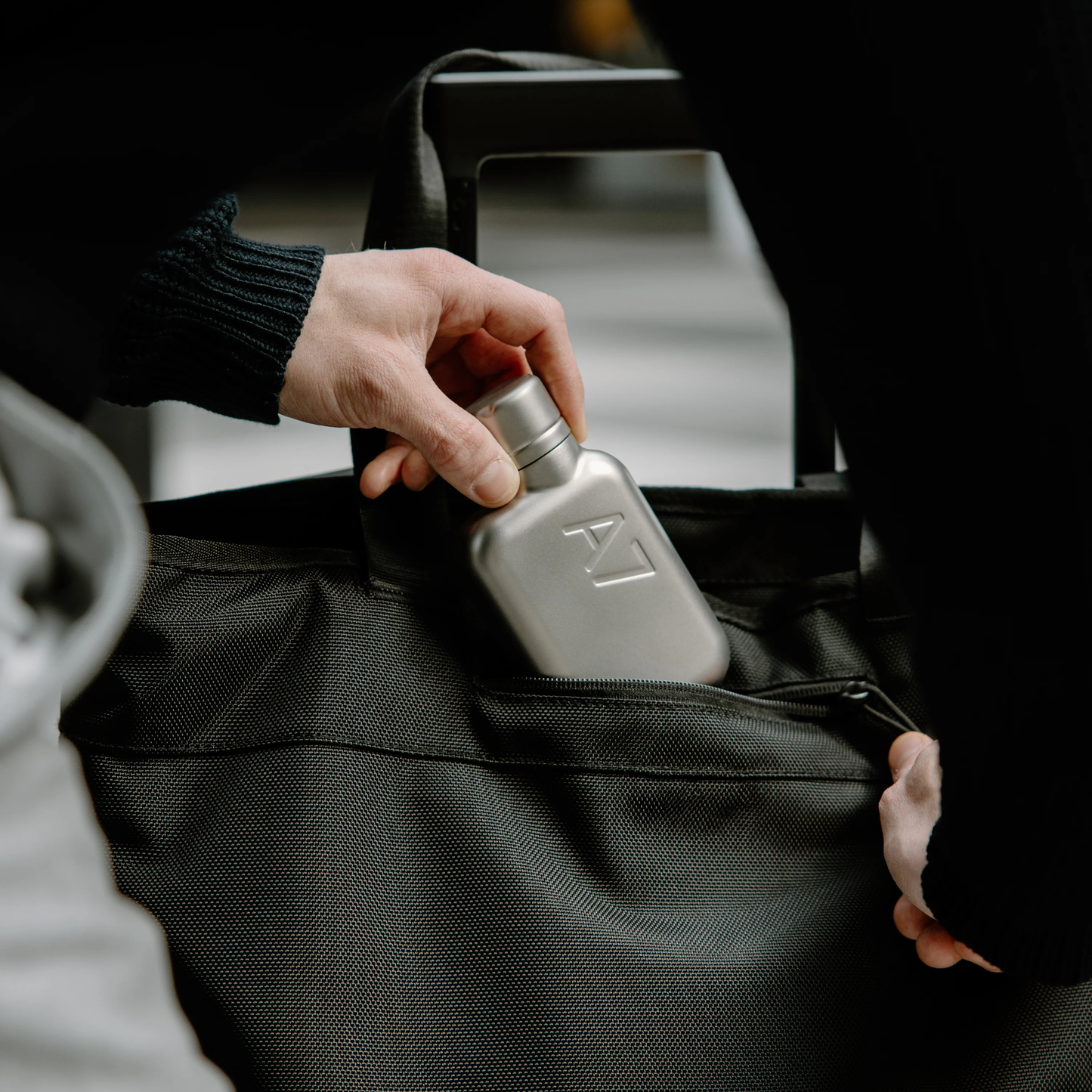 A7 Satin Stainless Steel memobottle