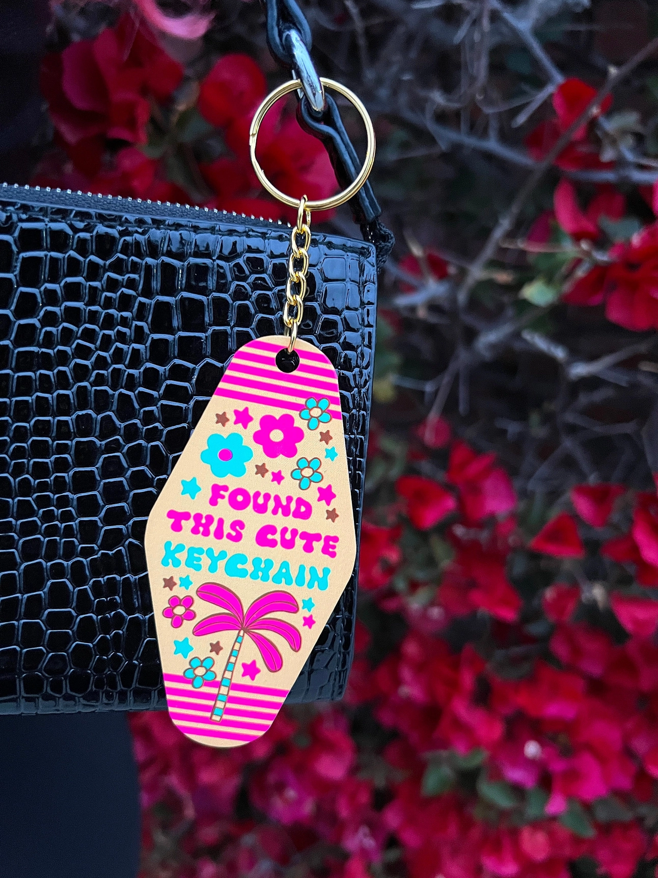 Lost My Heart in California Keychain