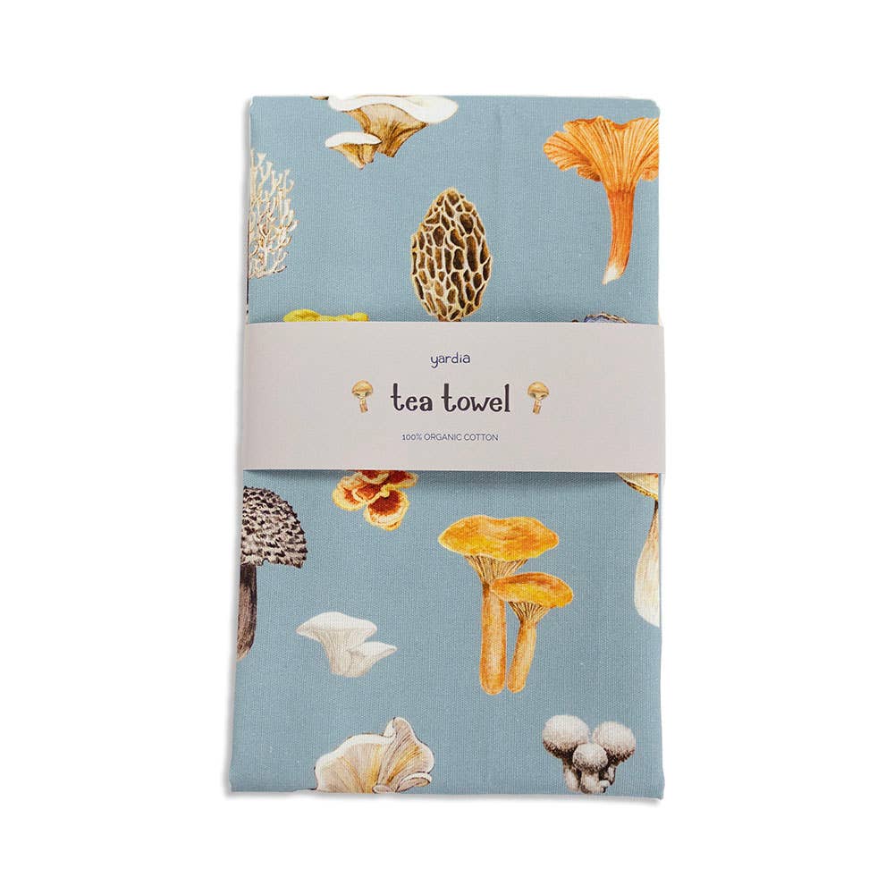 Mushroom, Organic Cotton Kitchen Towel
