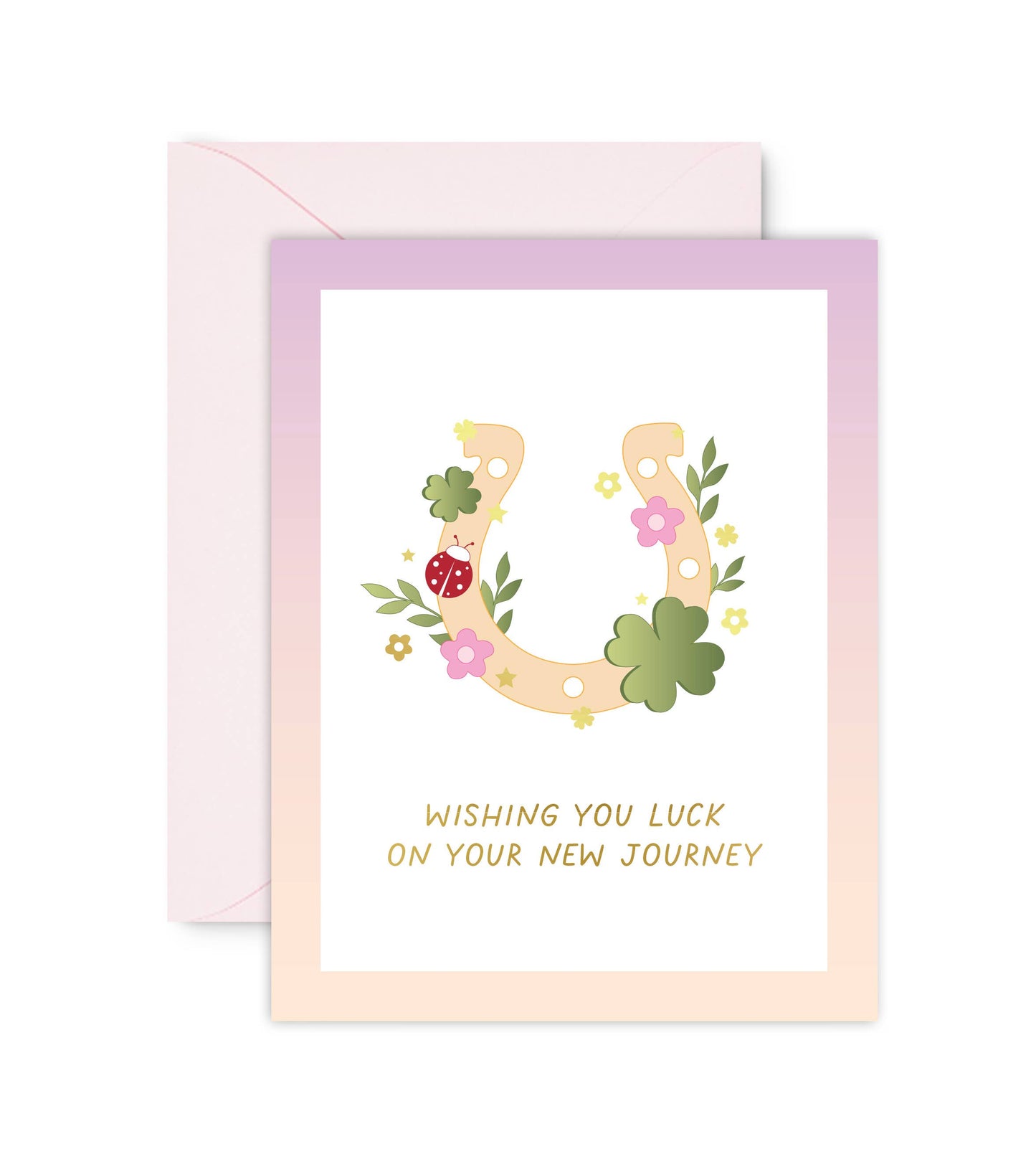 Wishing You Luck Gold Foil