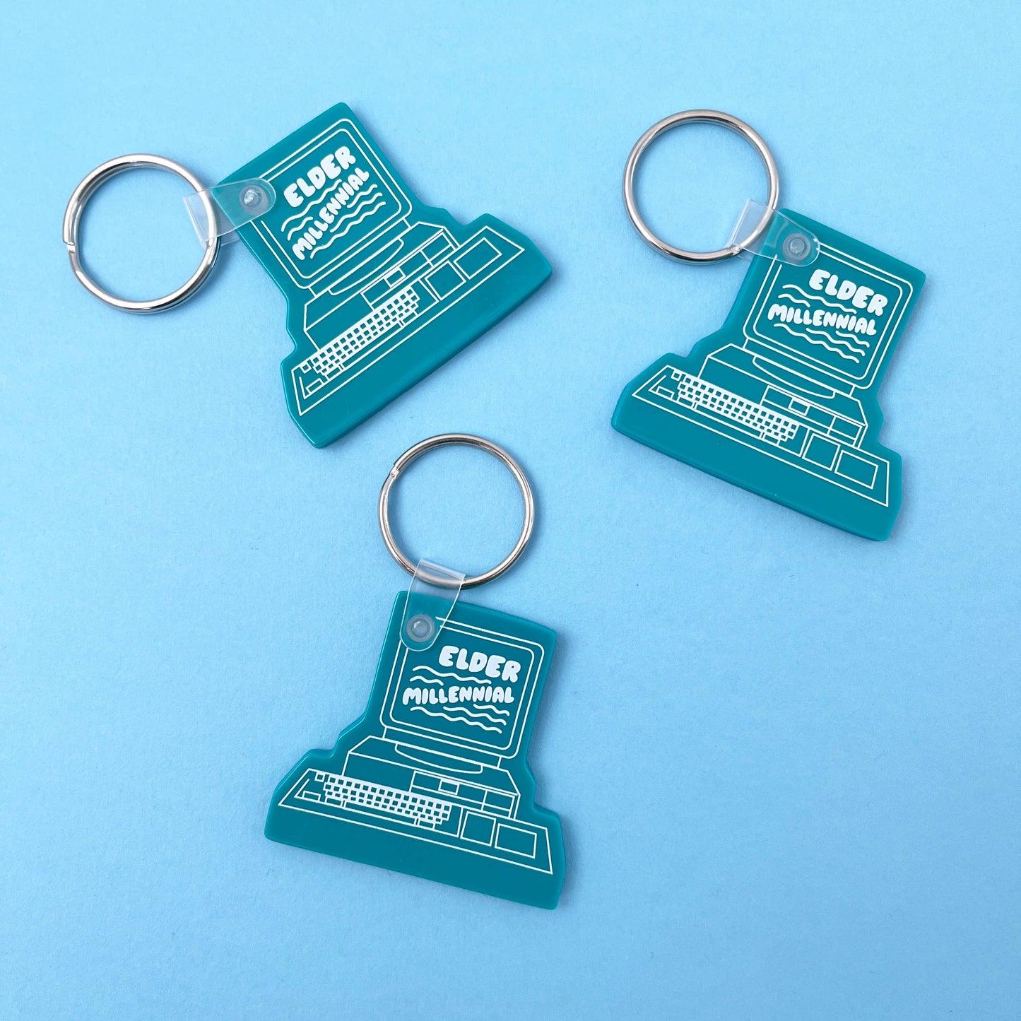 Elder Millennial Keychain