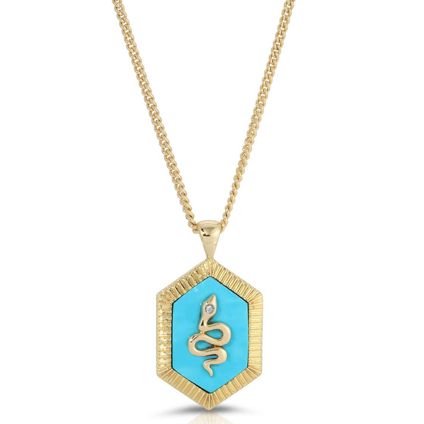 Guardian Necklace, Turquoise