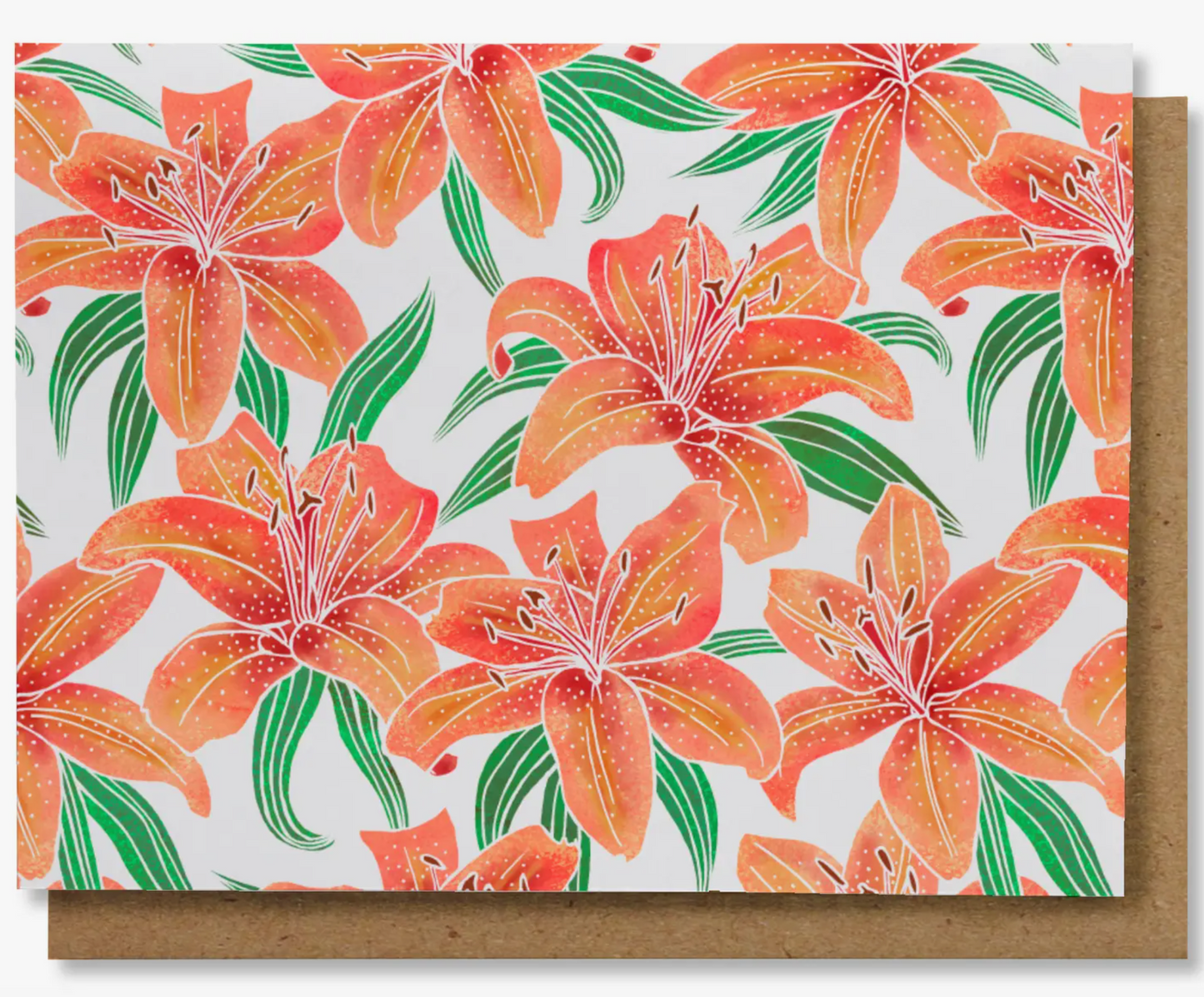 Tiger Lilies Boxed Greeting Card Set
