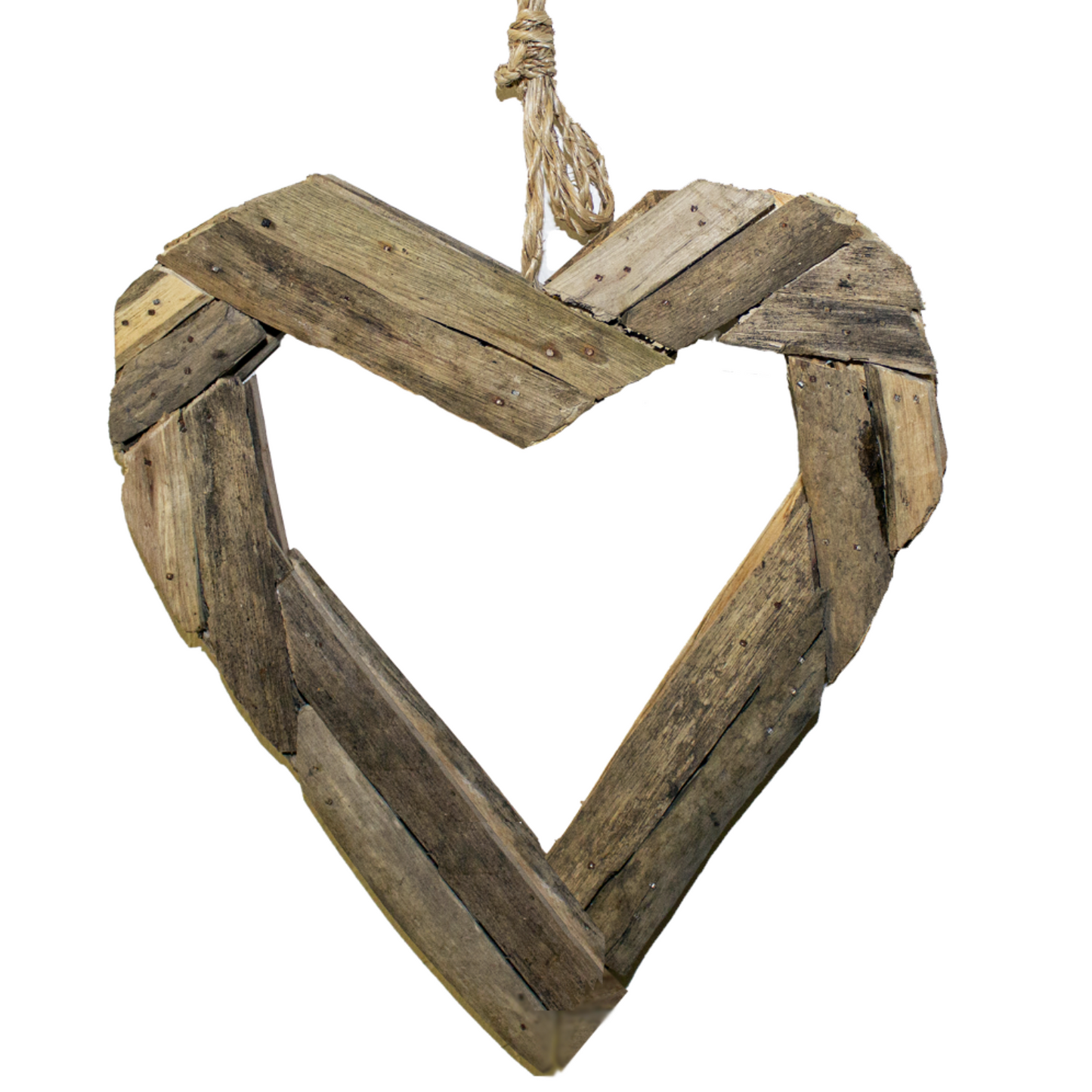 Driftwood Open Heart Small