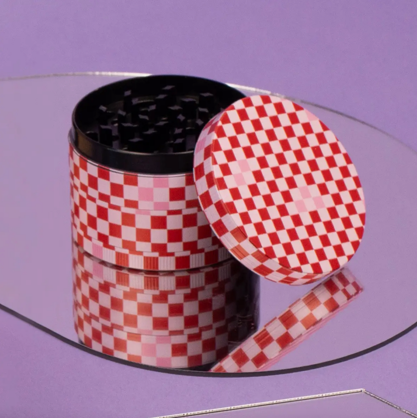 Red Checker Grinder