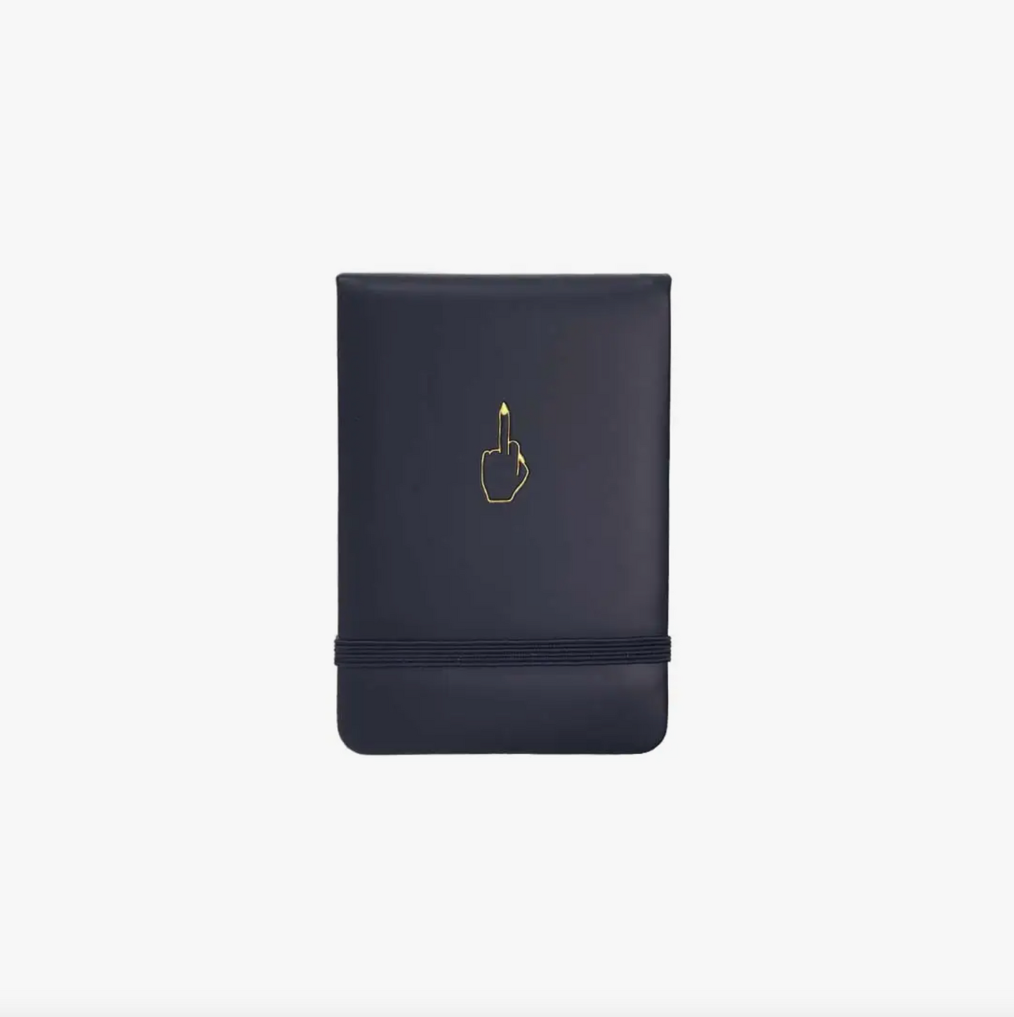 Middle Finger Pocket Journal Black