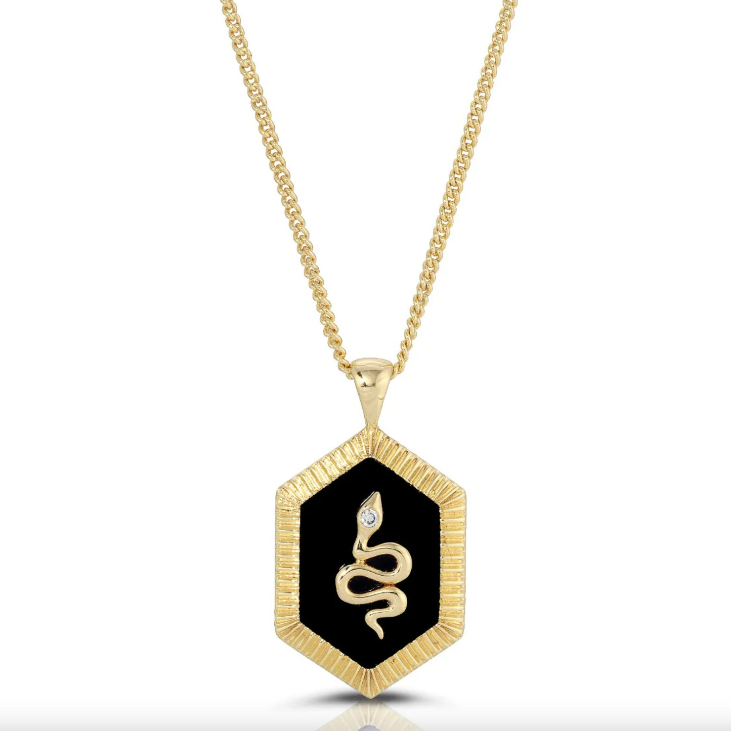 Guardian Necklace, Black Onyx