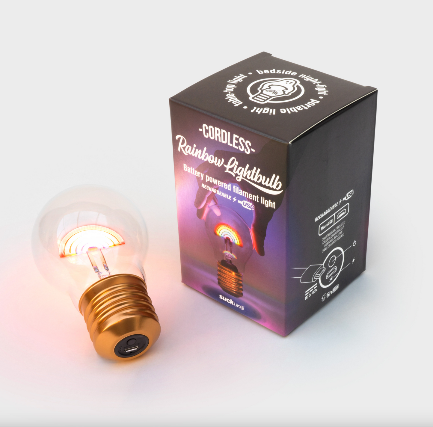 Cordless Rainbow Lightbulb