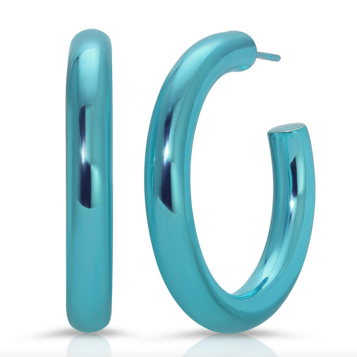 Ocean Blue Starstruck Hoops