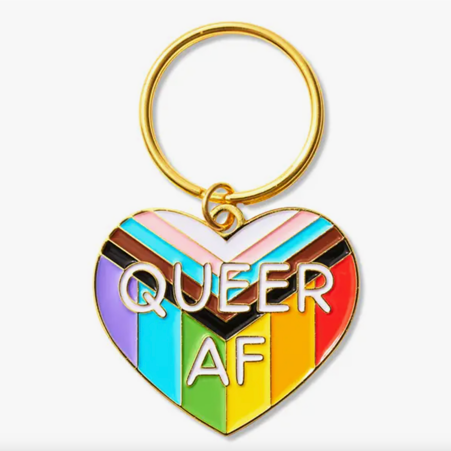 Queer AF Keychain