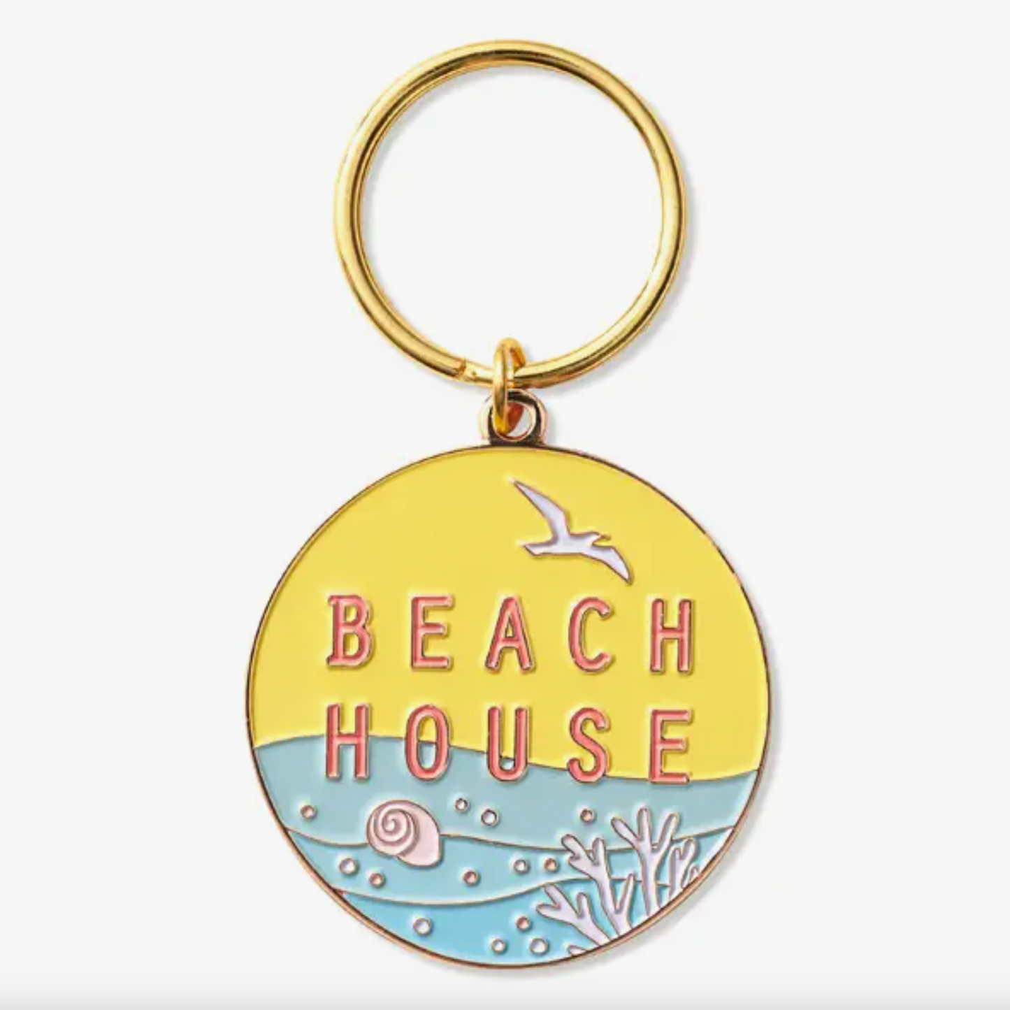 Beach House Keychain