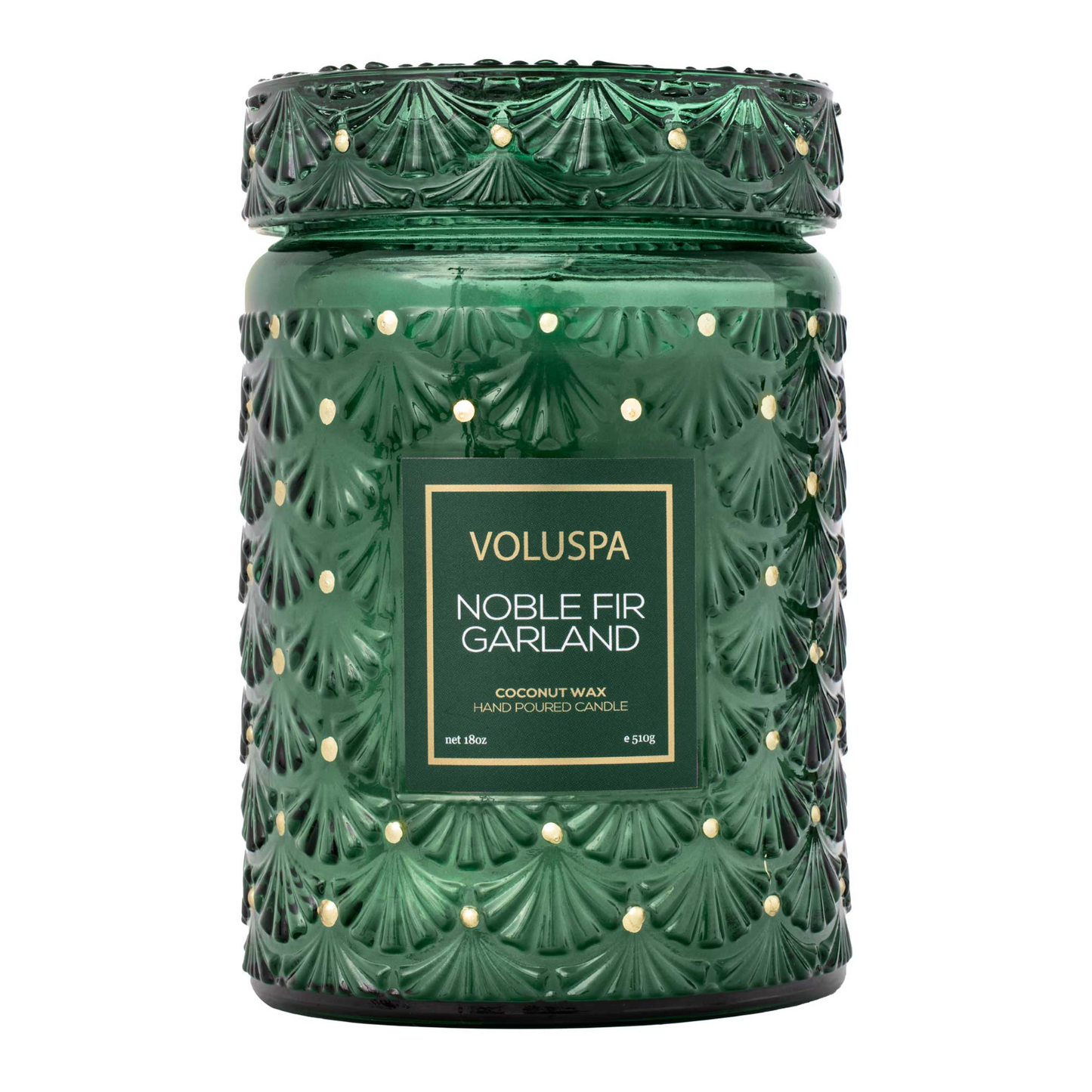 Noble Fir Garland Candle