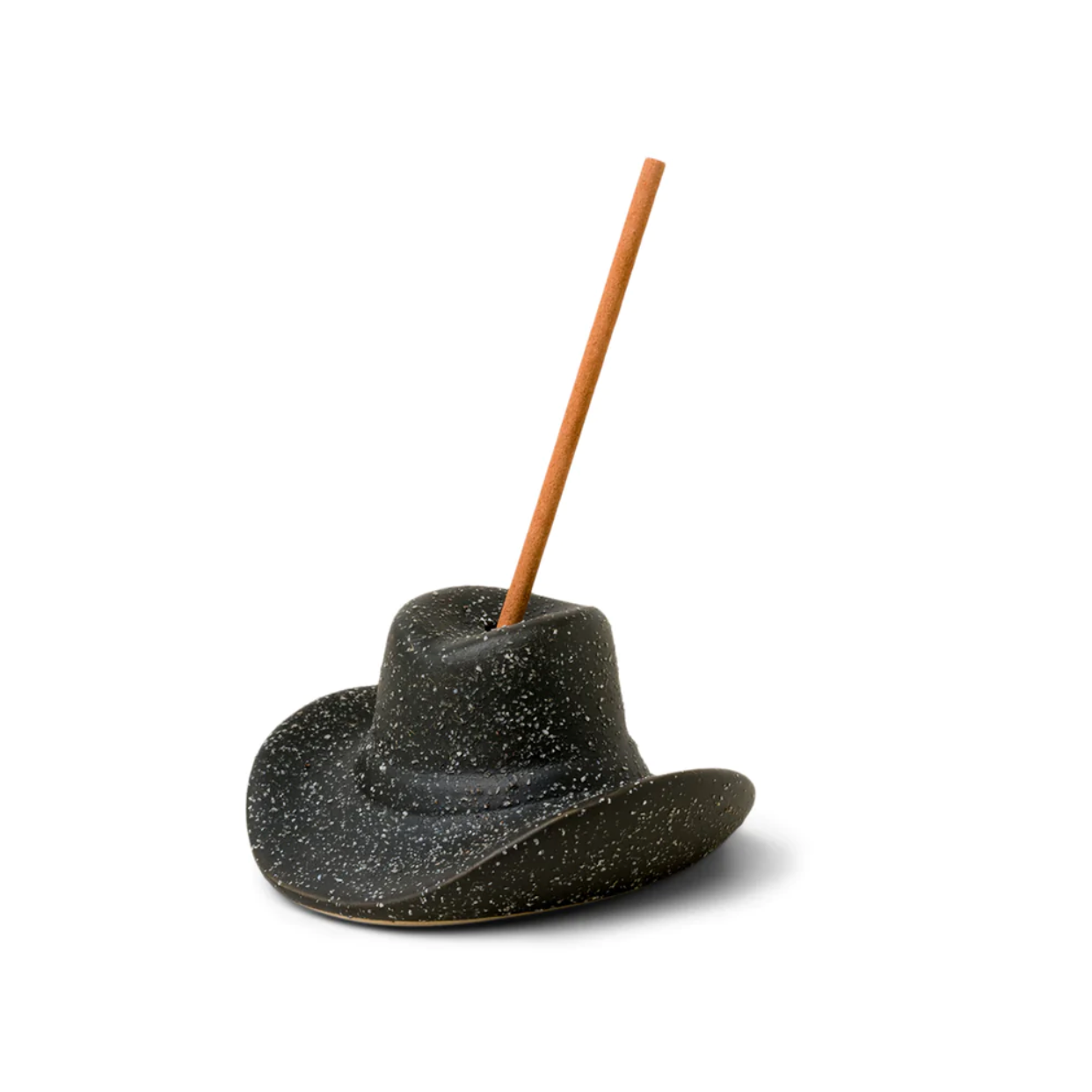 Cowboy Hat Incense Holder, Black