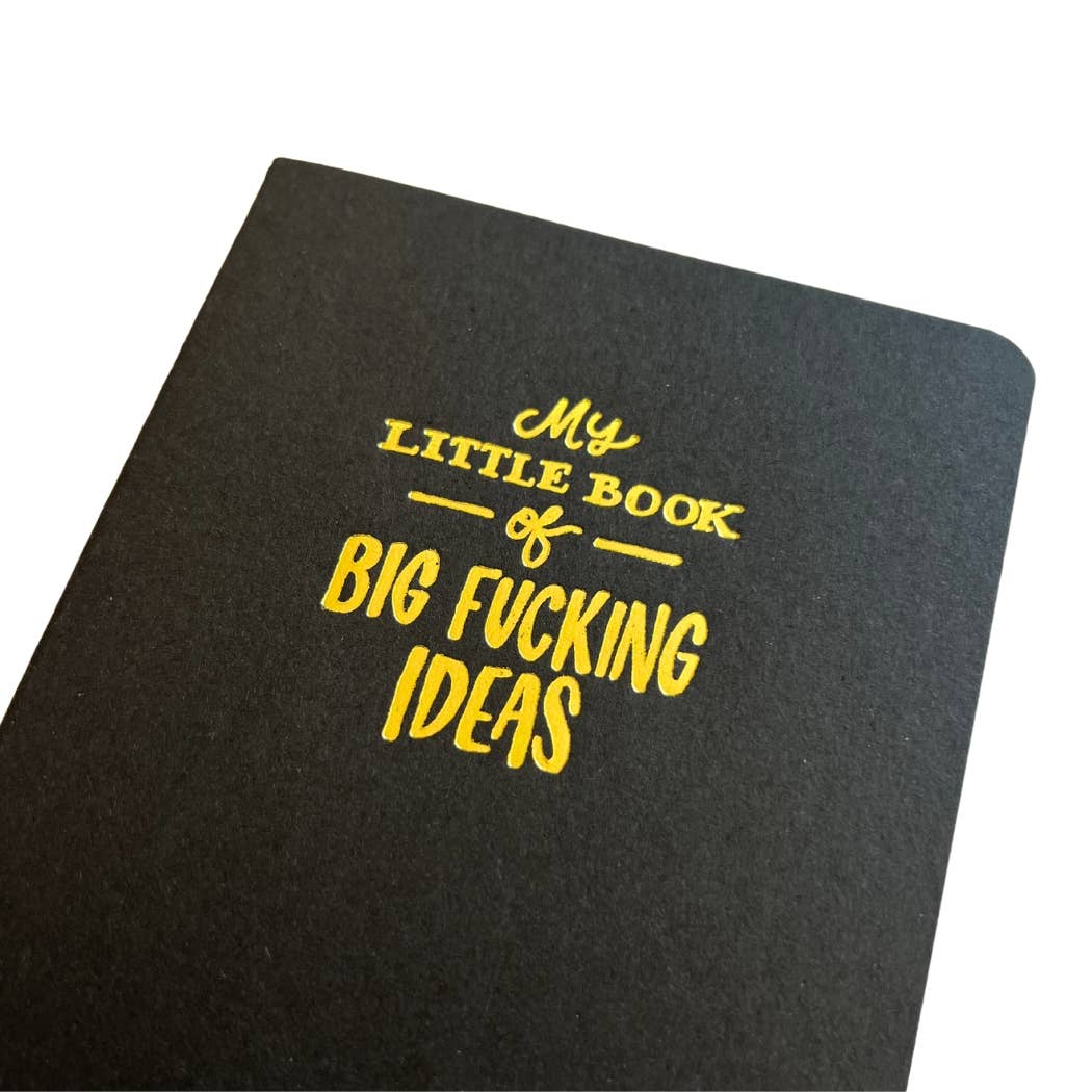 My Little Book Of Big Fucking Ideas | Foil Blank Notebook