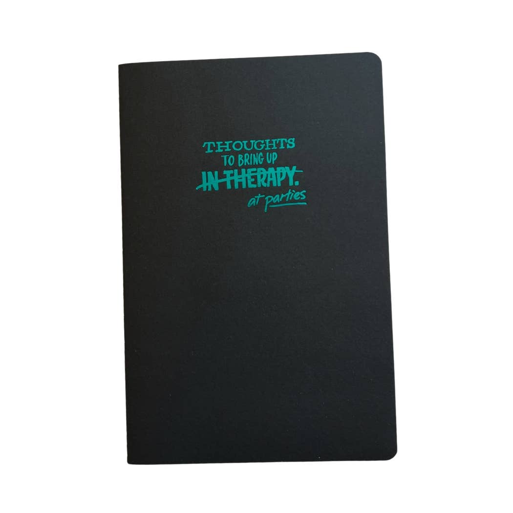 Thoughts to Bring Up | Foil Stamped Blank Notebook