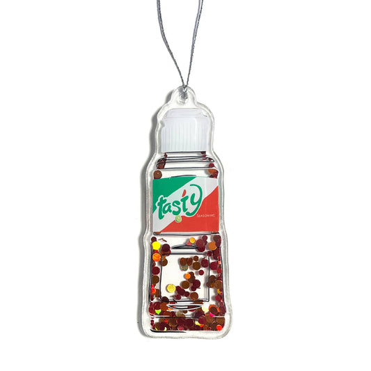 Tajin Seasoning Glitter Shaker Christmas Ornament