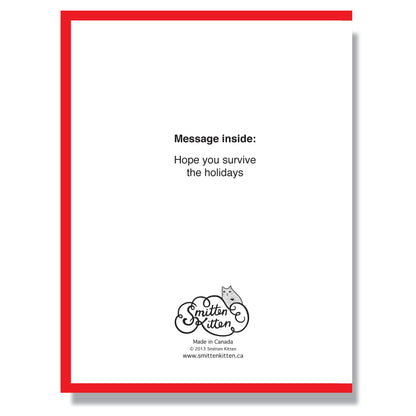 You Better Watch Out, Creepy Santa Card