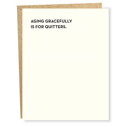 Quitters Card