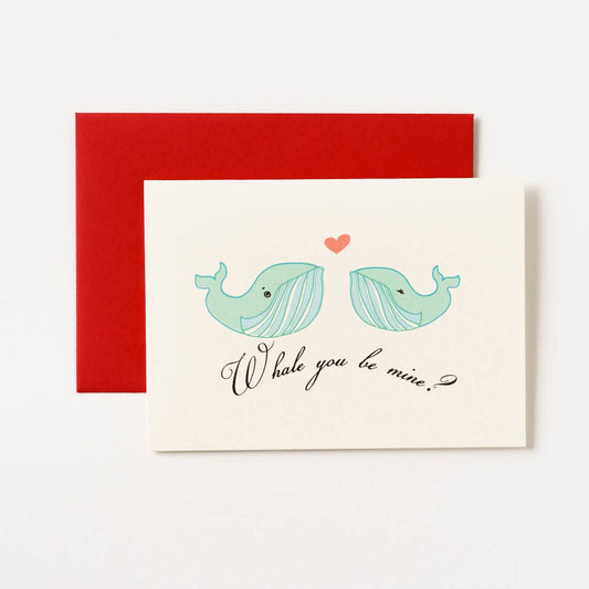 Whale You Be Mine Card