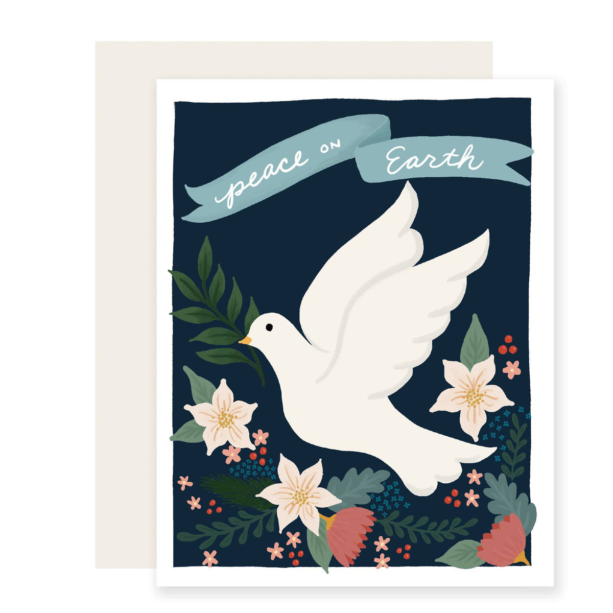 Peace Floral Dove, Set of 6