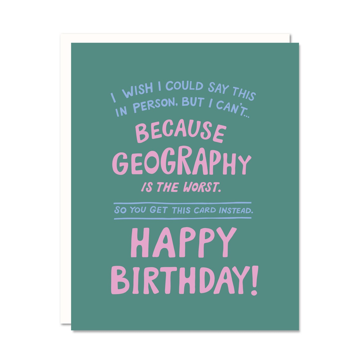 Geography Long Distance Birthday
