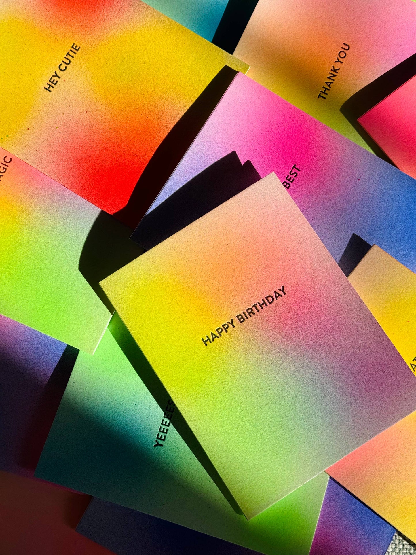 Rainbow Happy Birthday Card