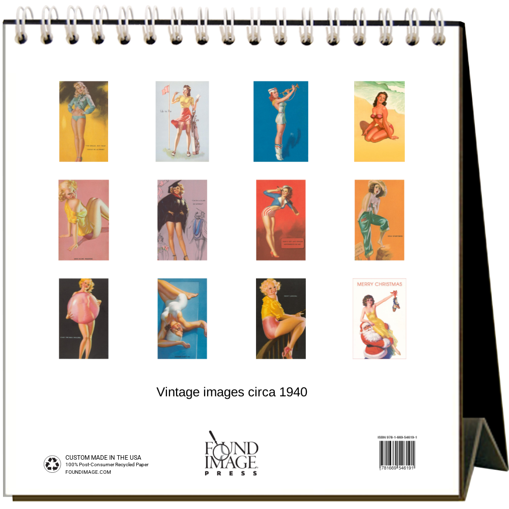 Pin Ups 2026 Desk Calendar