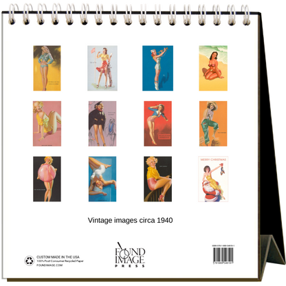 Pin Ups 2026 Desk Calendar
