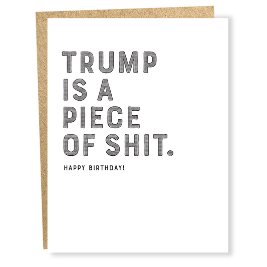 Trump/Shit Card