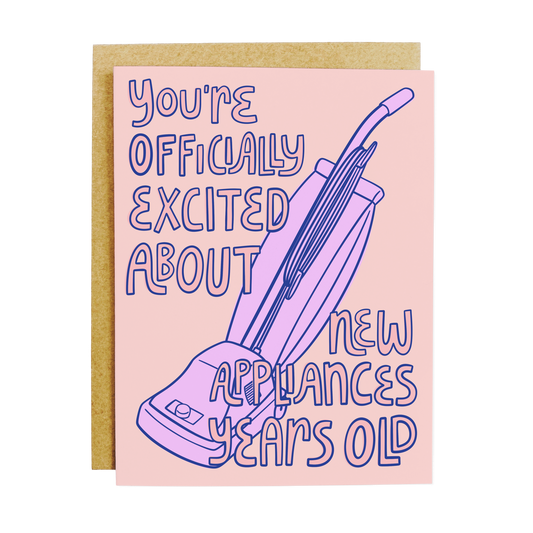 New Appliances Birthday Card