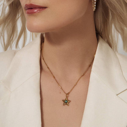 Lucky Star Abalone Necklace