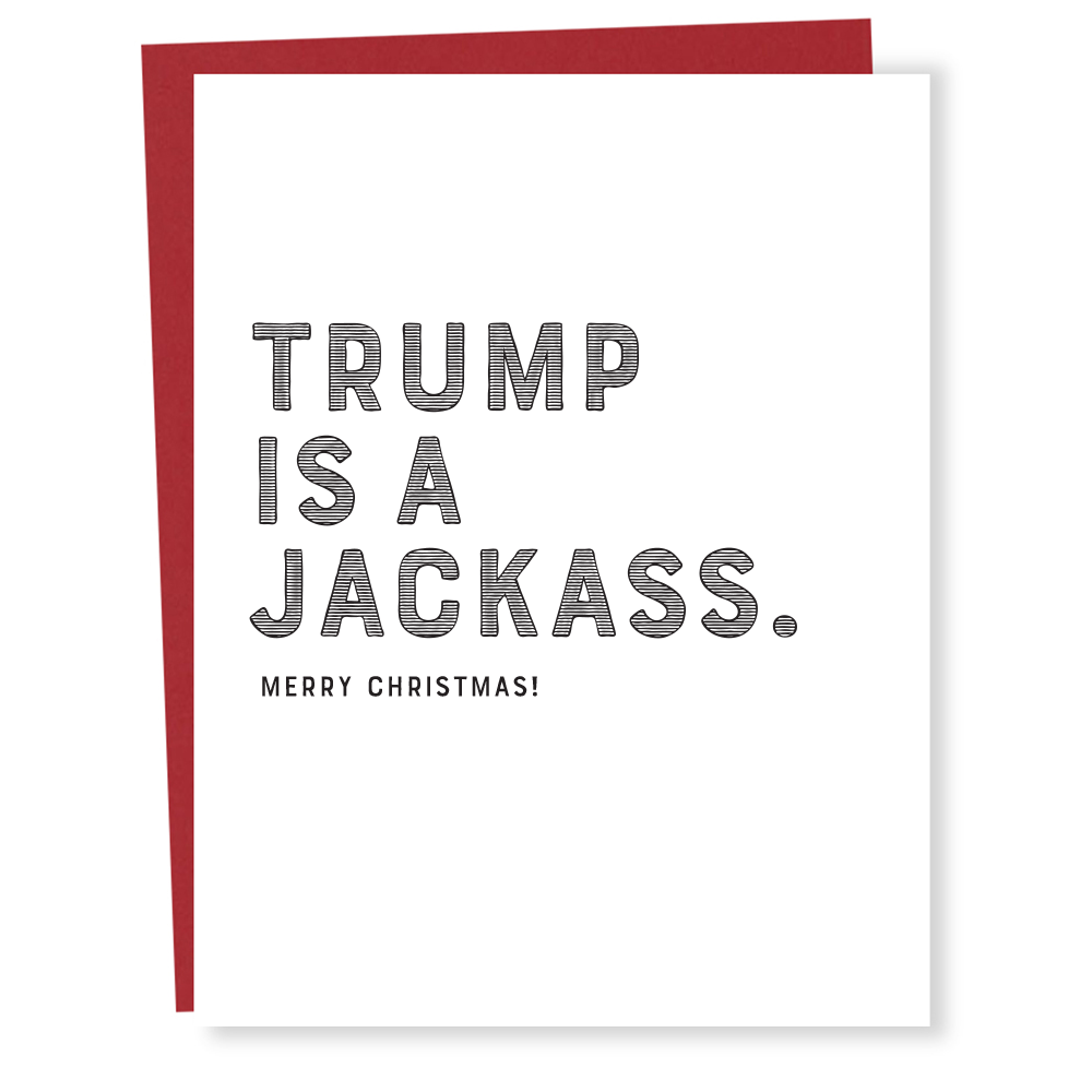 Trump/Jackass Christmas Card