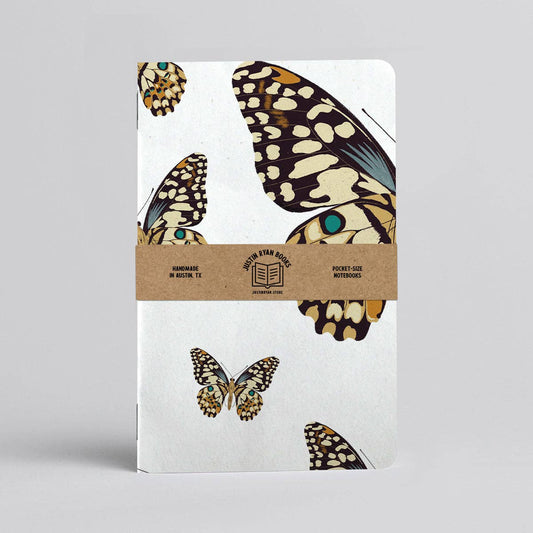 Butterfly Pocket Notebook, Set of 2