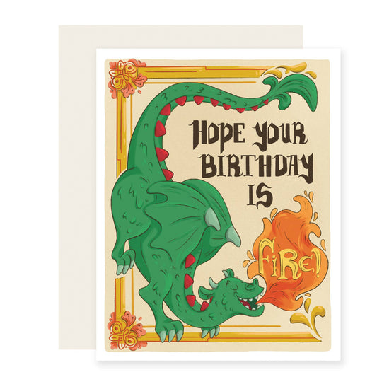 Fire Birthday Dragon