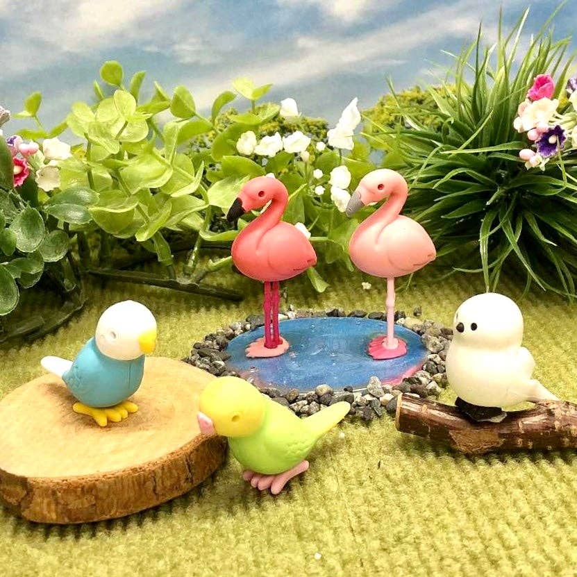 Iwako Bird Puzzle Eraser Set