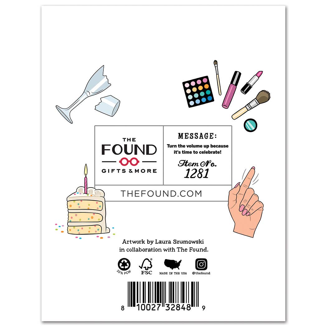 Real Housewives Birthdays Drama Card