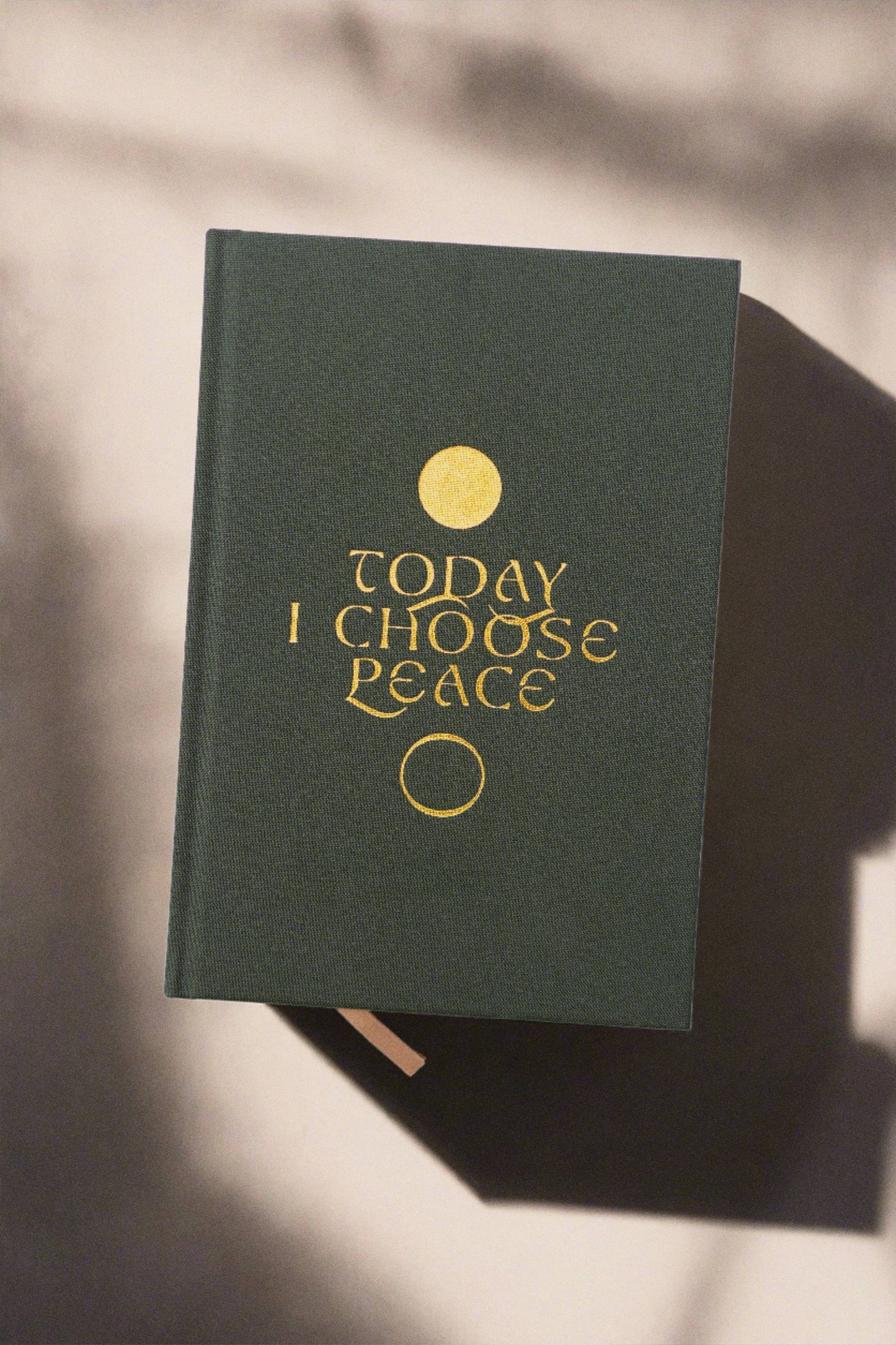 'Today I Choose Peace' Linen Bound Journal