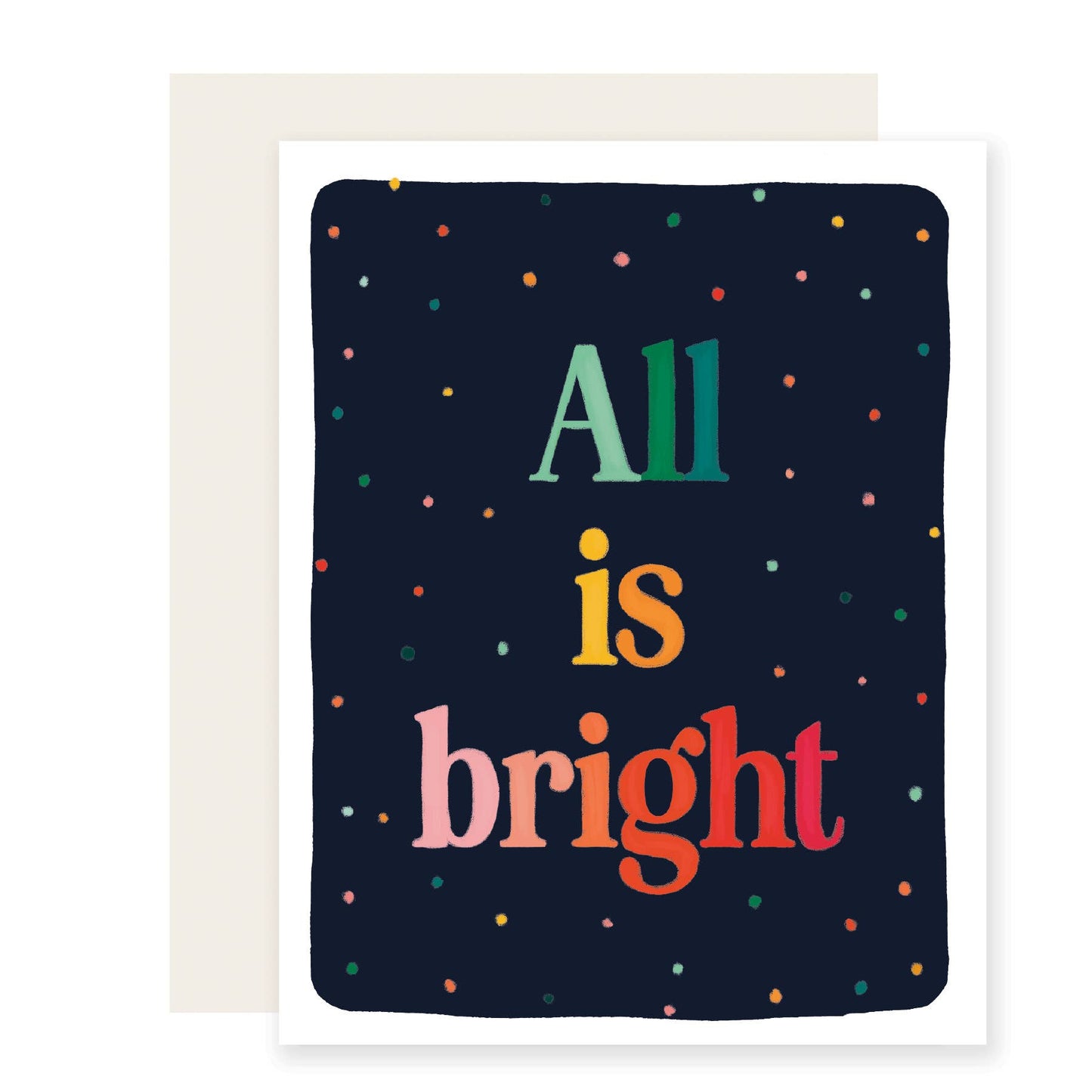 All is Bright Holiday Card, Set of 6